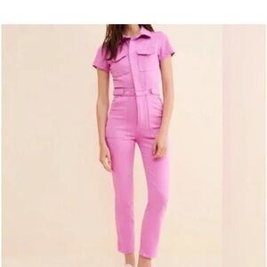 Good American Bubblegum Pink Barbie Jumpsuit